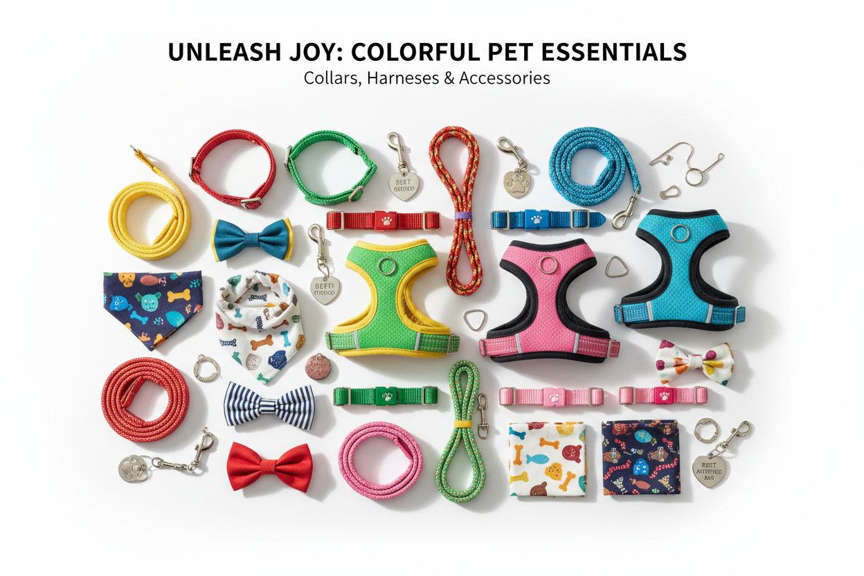 Pet Collars , Harnesses & Accessories