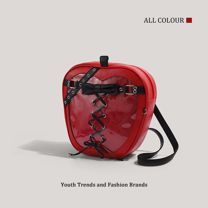 Niche-design Apple-themed Pain Bag Unique Personality