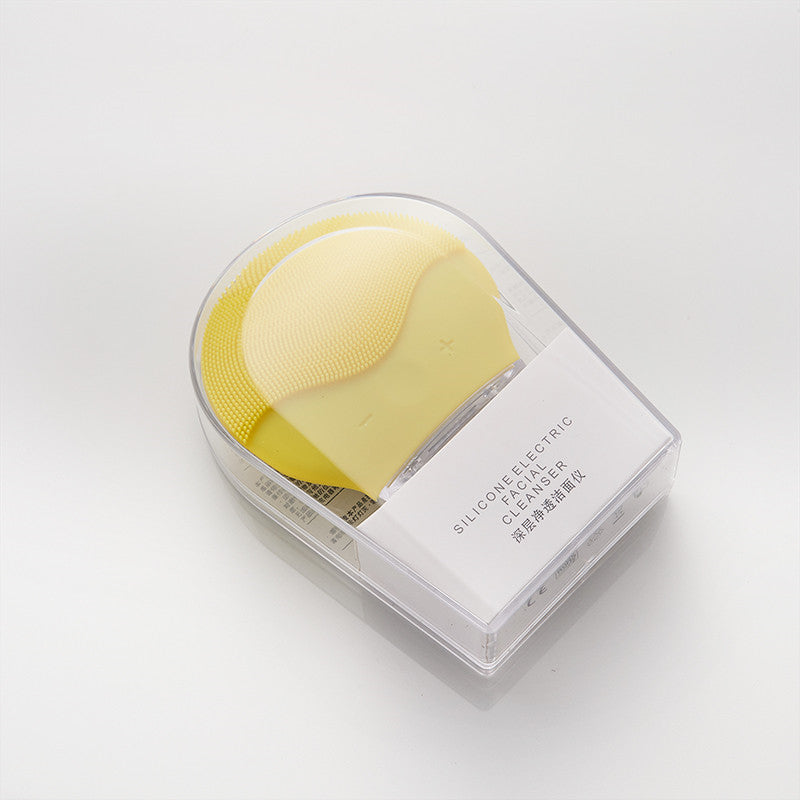 Electric waterproof silicone cleansing instrument