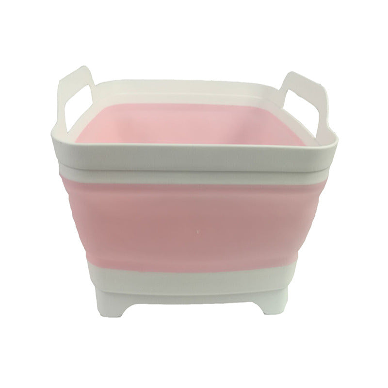 Portable Travel Washing Vegetables Washing Ice Bucket Fruit Basin