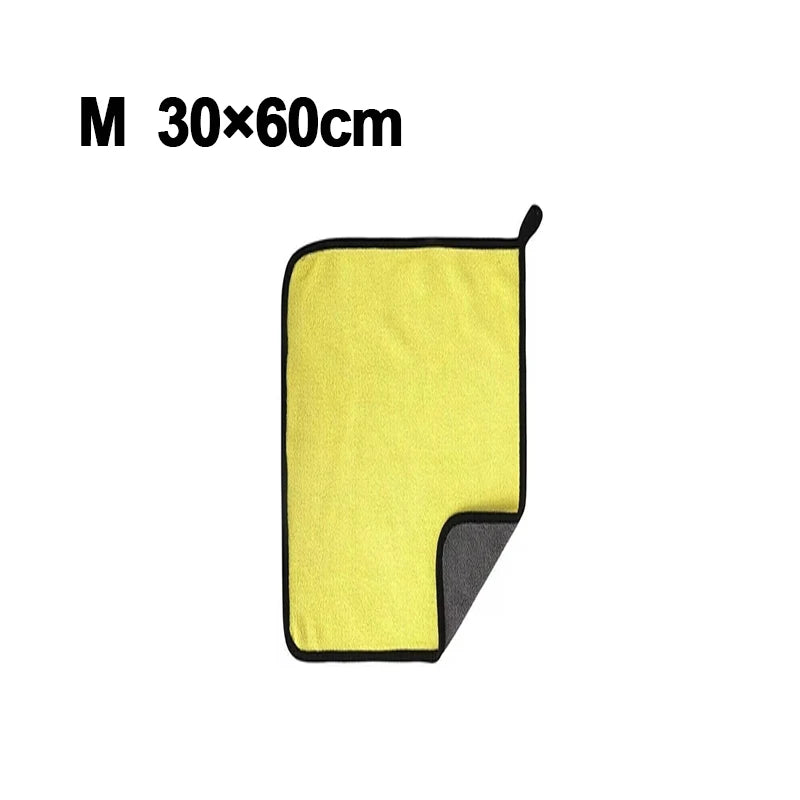 Ultra Soft Car Wash Towel Microfiber Car Care Cloth Car Cleaning Drying Cloth Double Layer Clean Rags Car Washing Towels