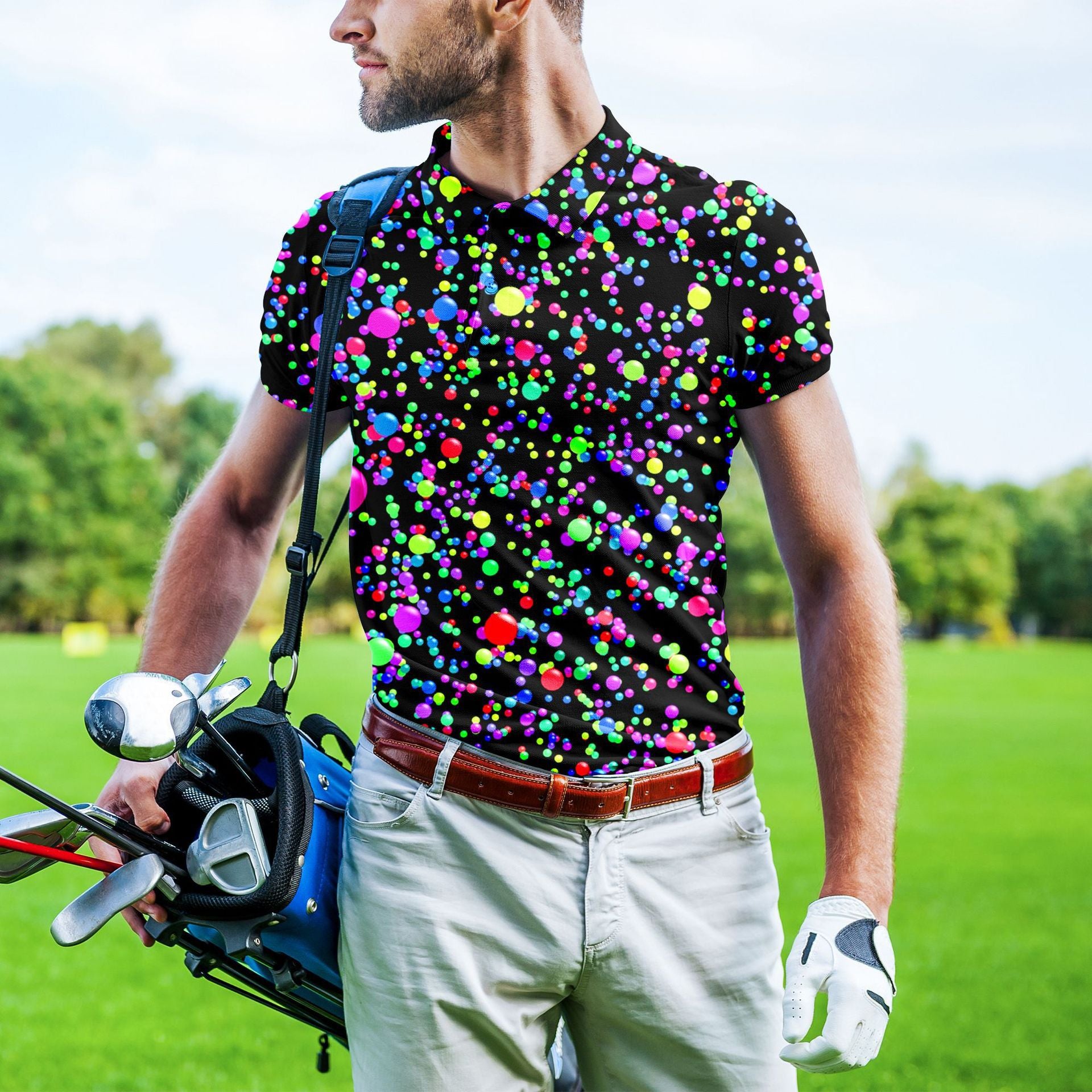 Men's 3D Printed Casual POLO Short Sleeves