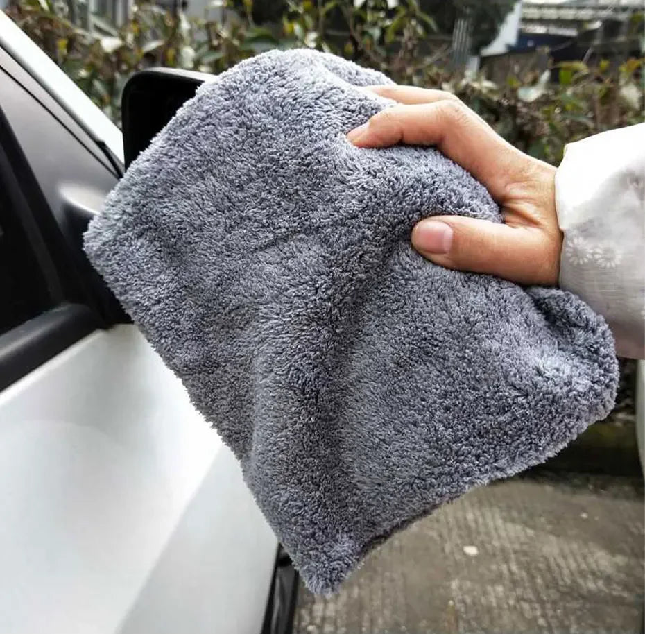 HWZXYXGS Multi Sizes Car Microfiber Towel Upgraded Ultra-Soft Auto Drying Cleaning Cloth Super Absorbent Scratch-Free Towels