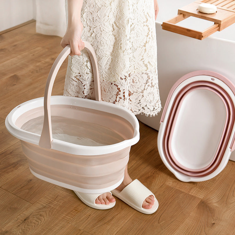 Portable folding car washing bucket