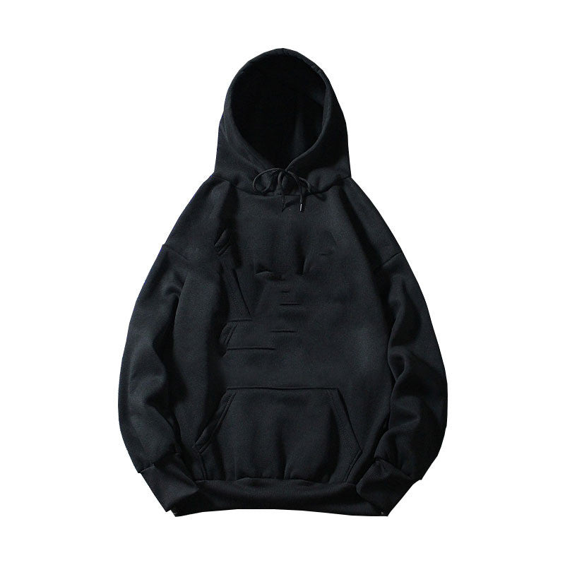 Unisex Fleece Hooded Pullover Sweater