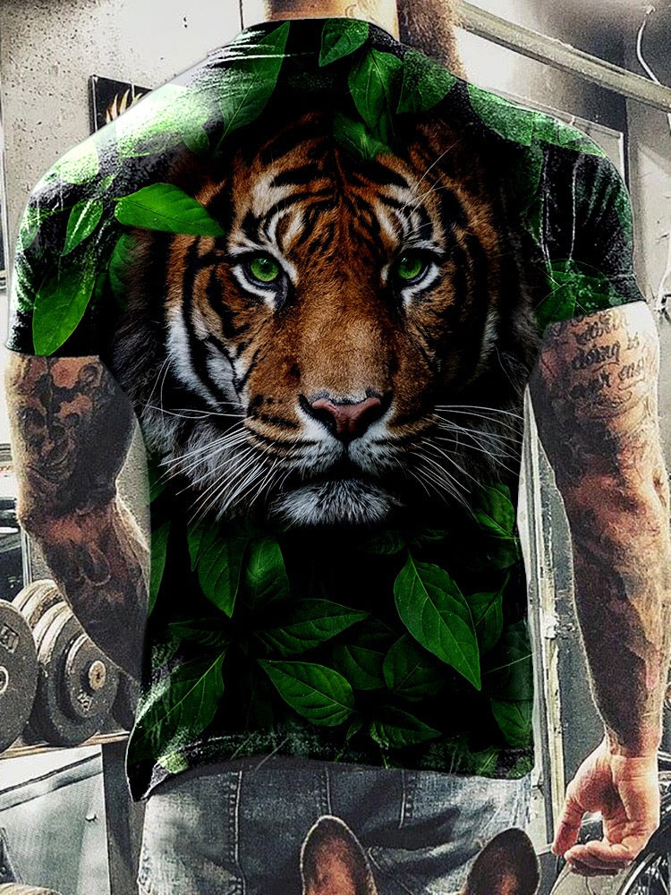 Animal Beast Lion Summer Men's T-Shirt