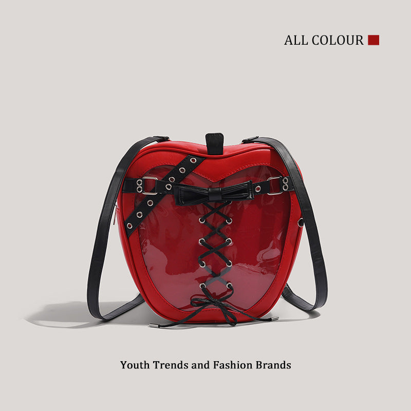 Niche-design Apple-themed Pain Bag Unique Personality