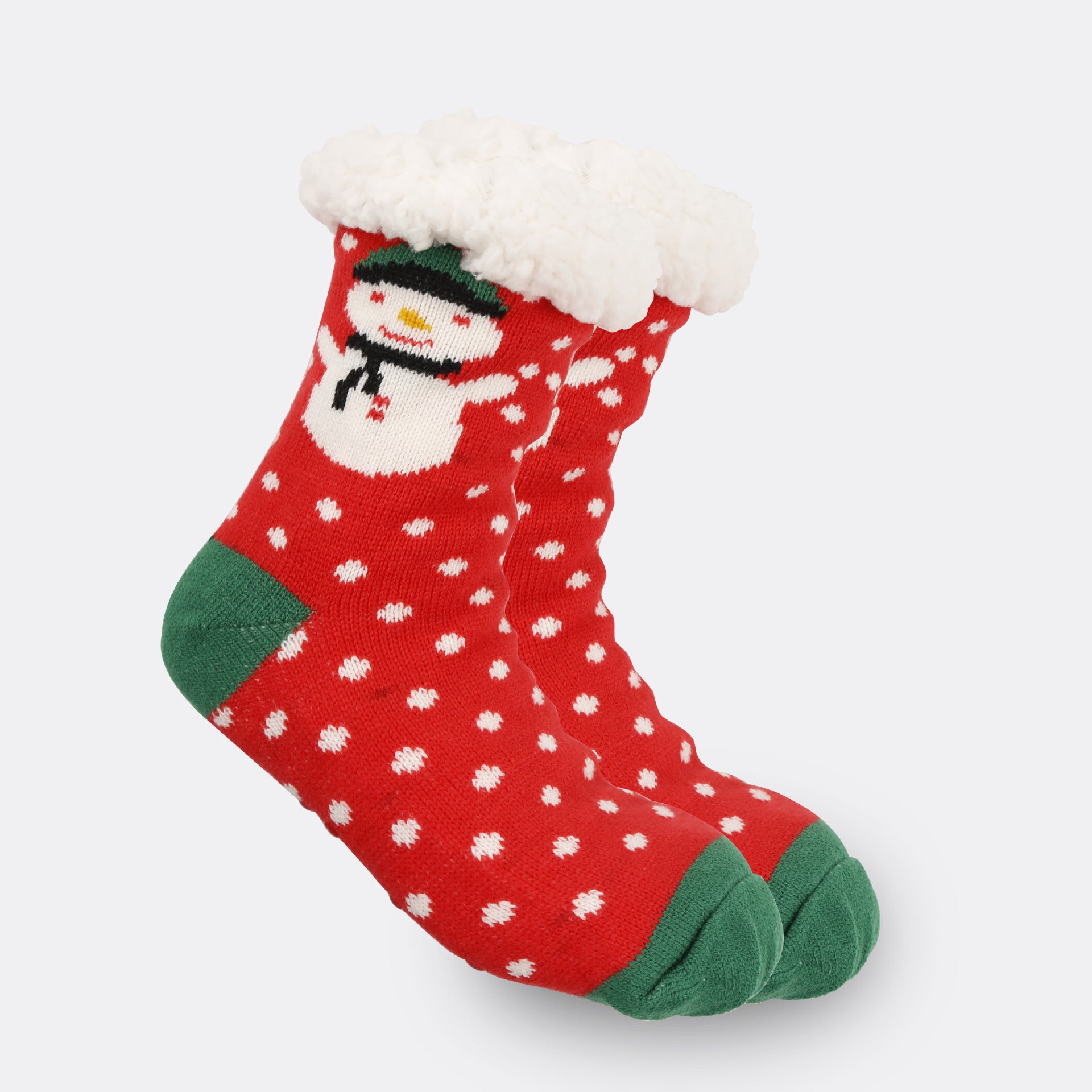 Christmas Women's Thickened Fleece-lined Room Socks