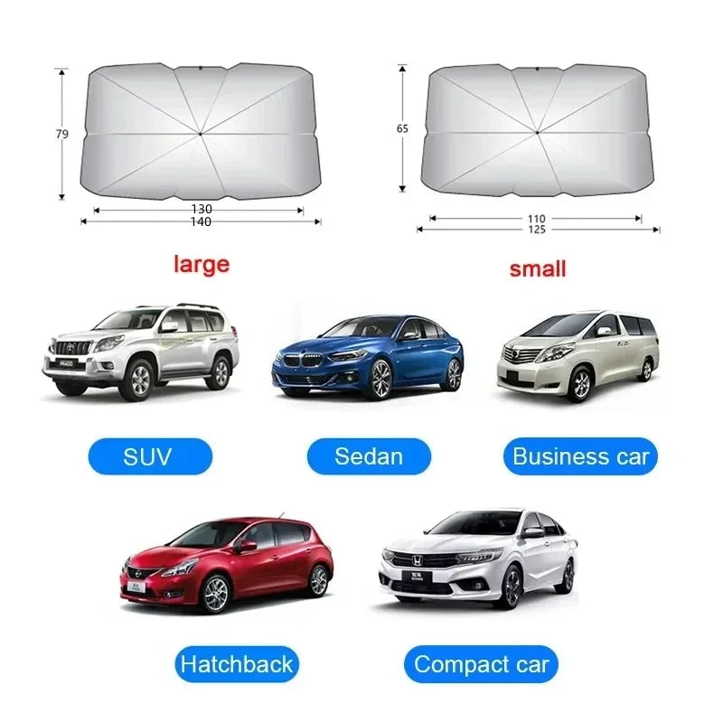 New car sunshade car window sunshade sun protection heat insulation sunshade car front windshield plate cover