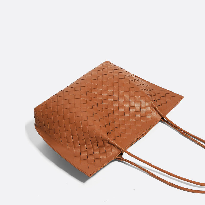 Solid Color Large Capacity Versatile Shoulder Bag For Women