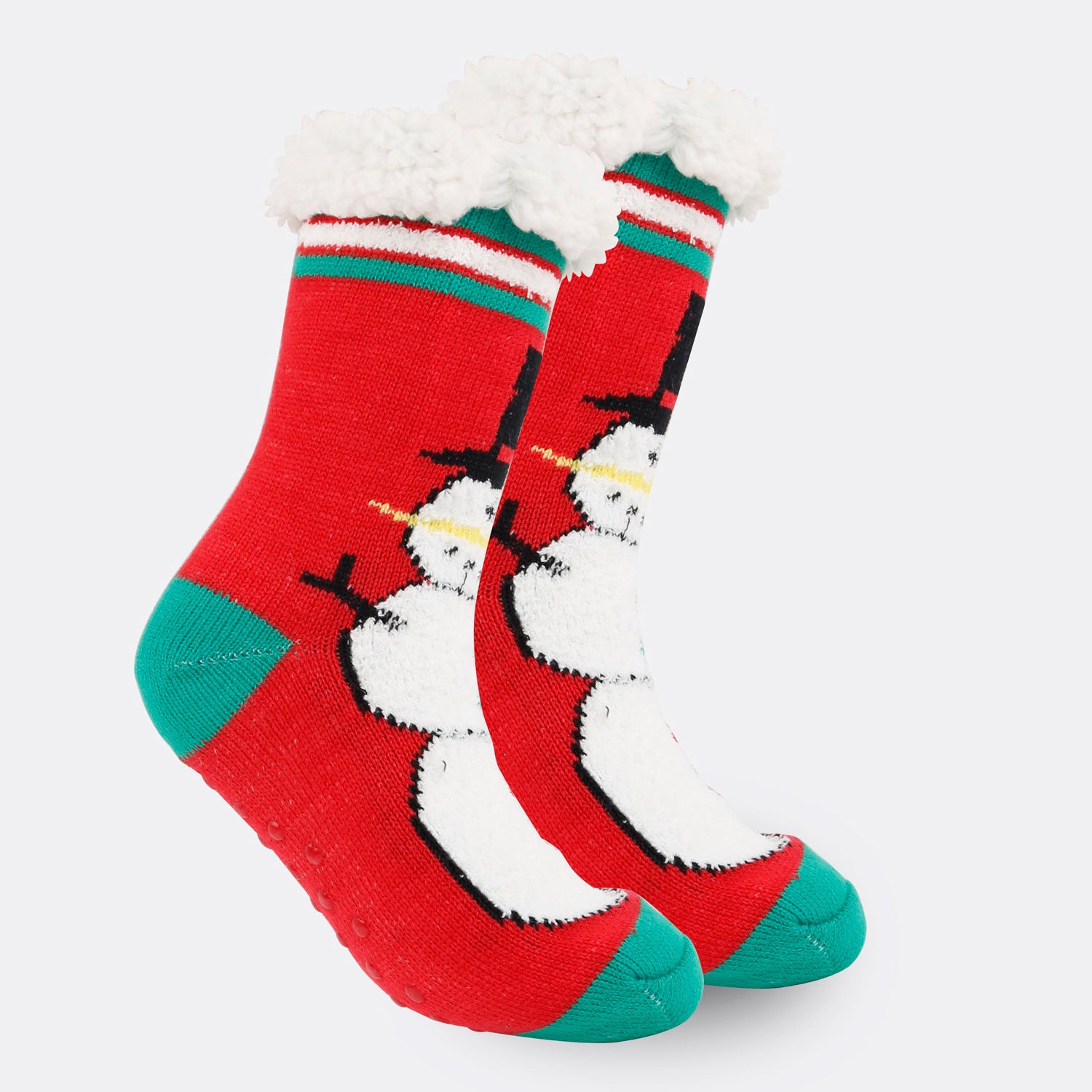 Christmas Women's Thickened Fleece-lined Room Socks