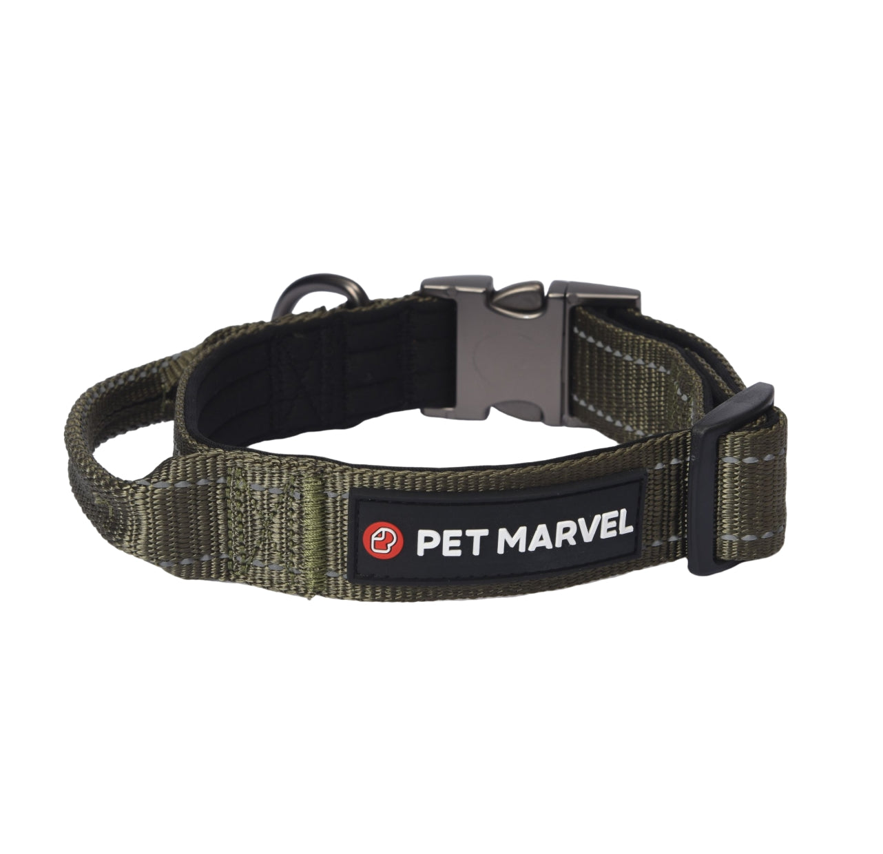 PET MARVELHigh Performance Tactical Dog Collar 1.25 In Wide With Handle
