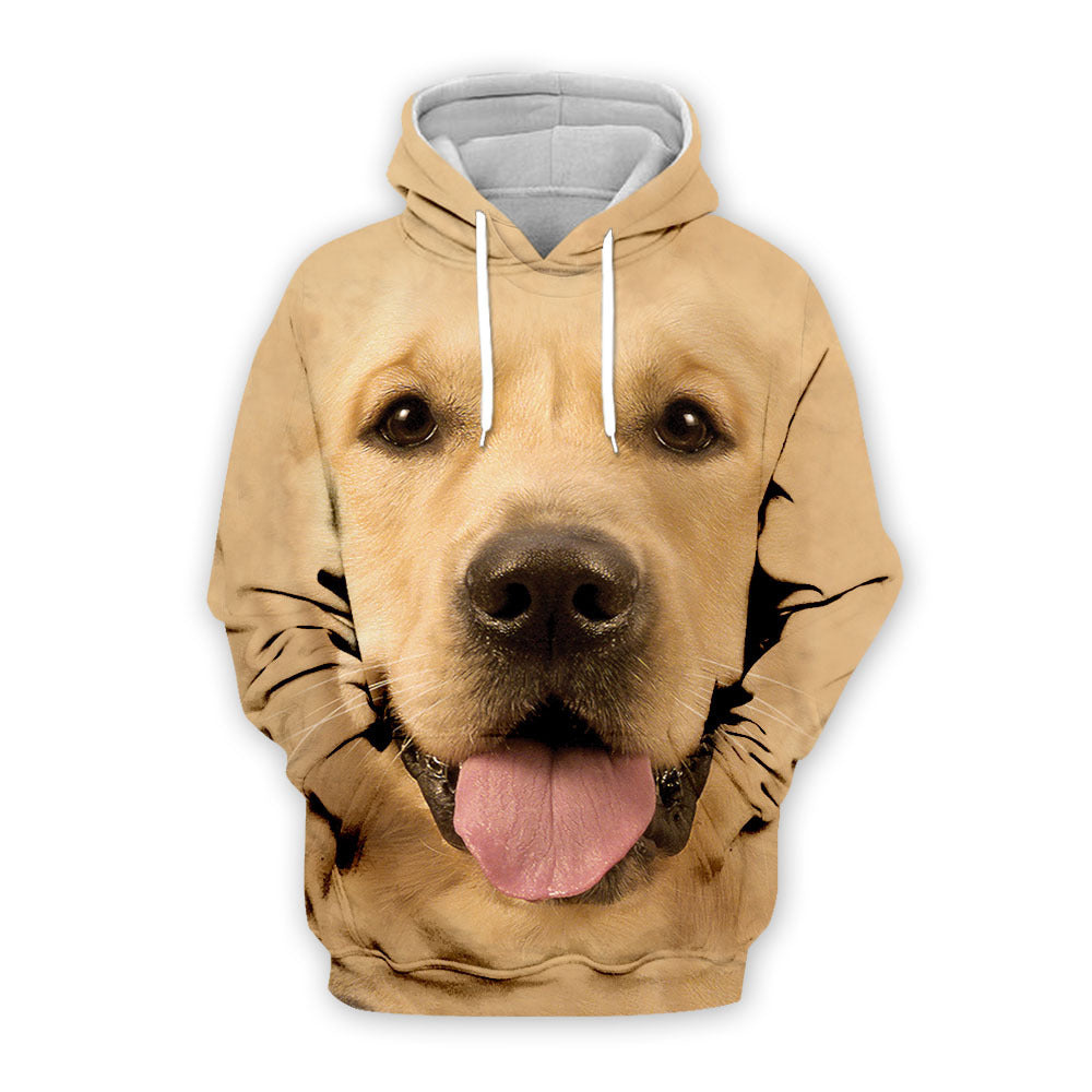 Digital Dog Cute Expression Printed Loose Couple