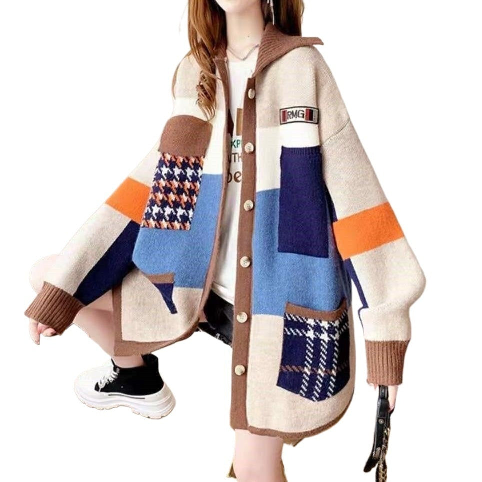 Knitted Cardigan Sweater Coat For Women