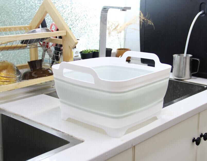 Portable Travel Washing Vegetables Washing Ice Bucket Fruit Basin