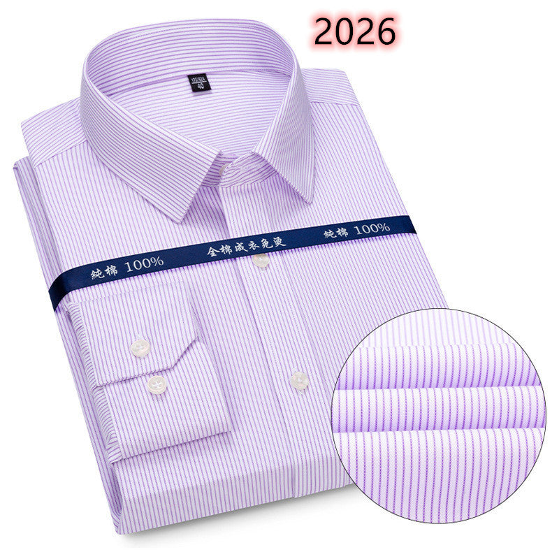 Men's Cotton Business Non-iron Shirt