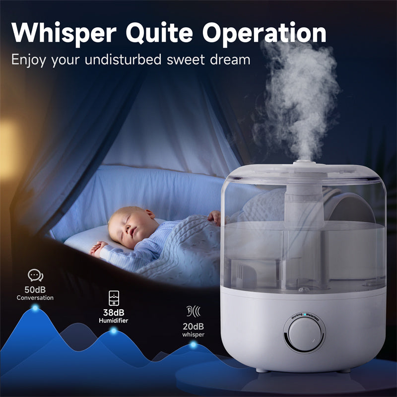 3L Mechanical Humidifier Low Water Level Protection BPA Free