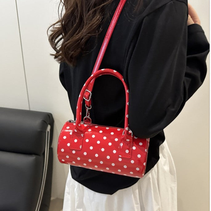 Korean-style Premium Polka-dot Tote Pillow Bag