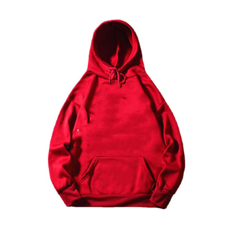 Unisex Fleece Hooded Pullover Sweater