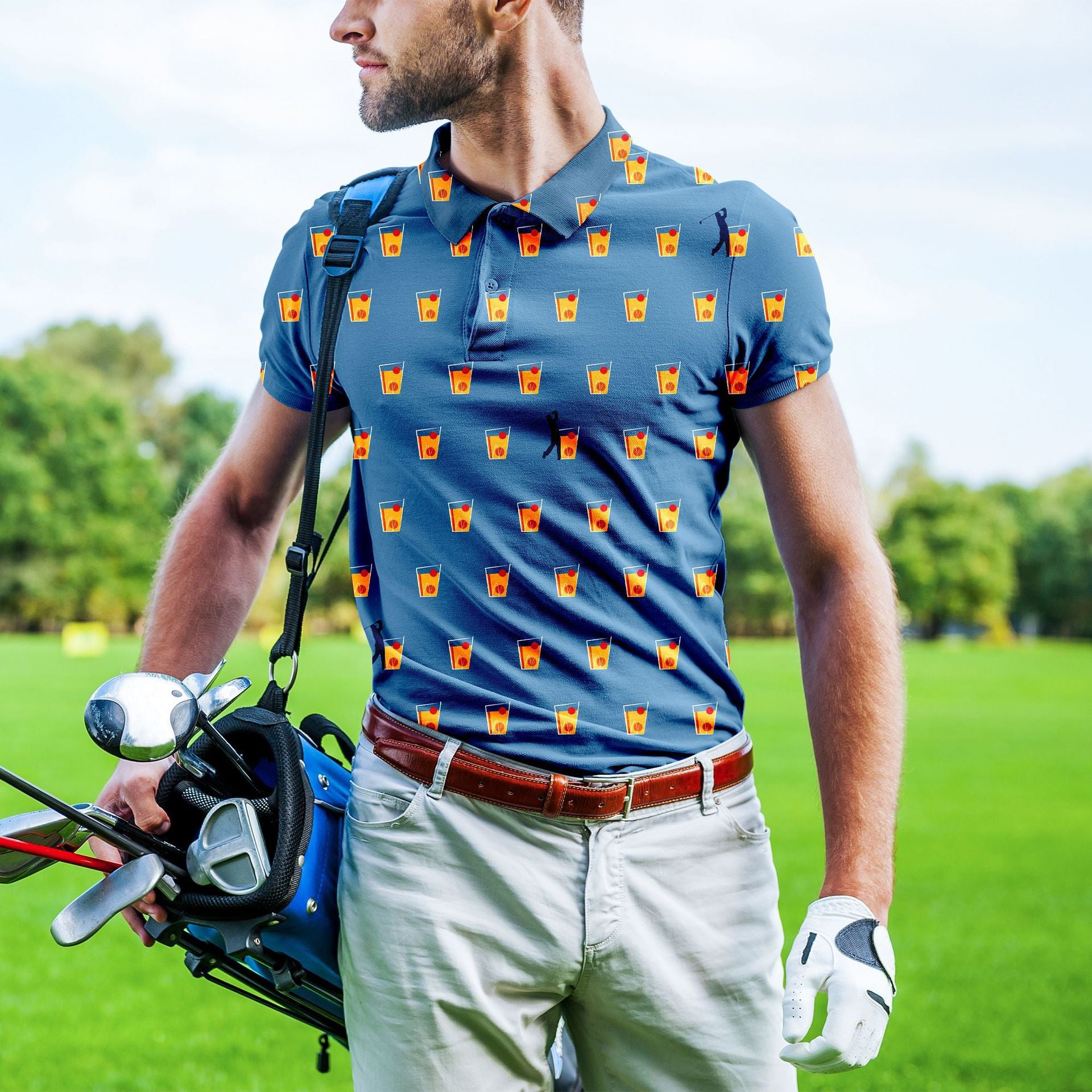 Men's 3D Printed Casual POLO Short Sleeves