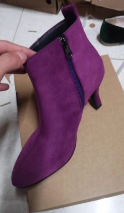 Brown Women's Boots, Upper Material Suede