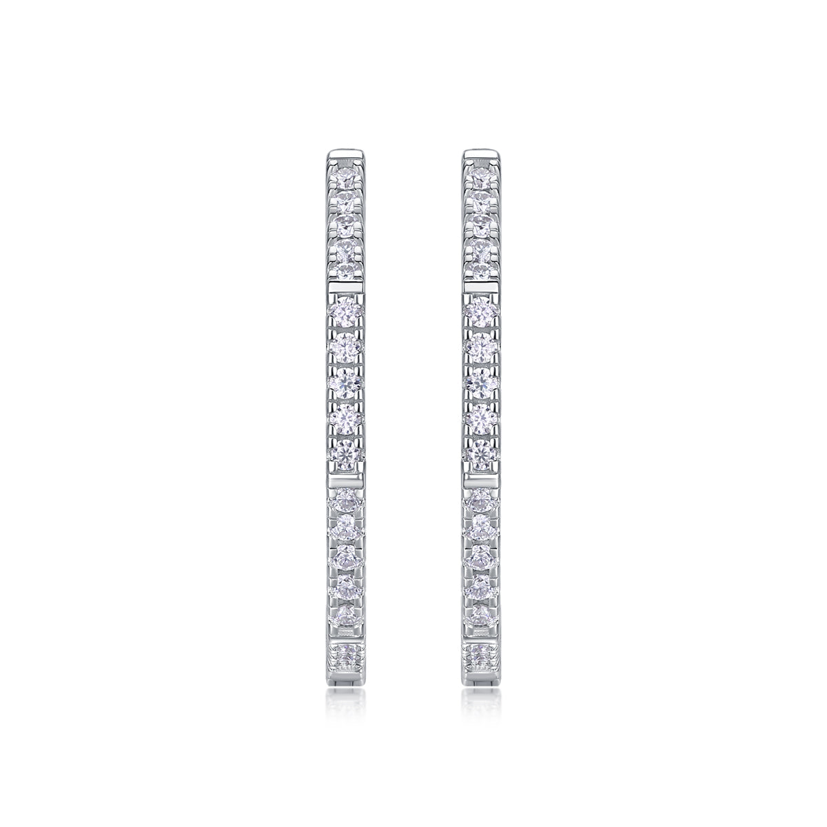 Modern Star Ring - Fashionable Earrings And Stud Jewelry Set With Moissanite S925 Sterling Silver And Platinum-plated Diamonds