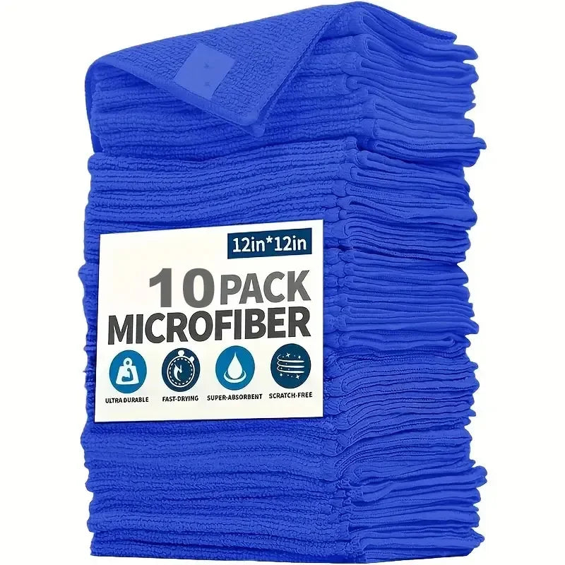 1-20Pcs Microfiber Towels Car Wash Drying Cloth Towel Household Cleaning Cloths Auto Detailing Polishing Cloth Home Clean Tools