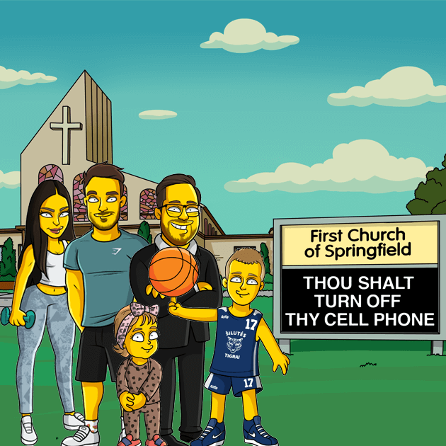 5 full body church background