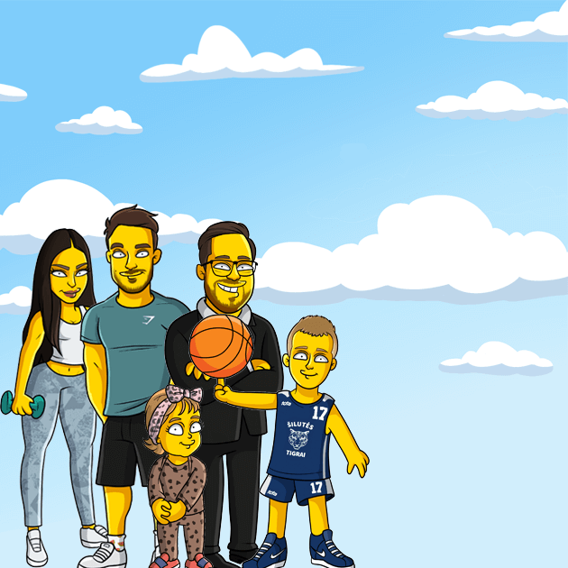 5 full body clouds background