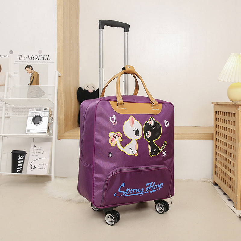 Trolley Bag Iron Tower Beauty Universal Wheels