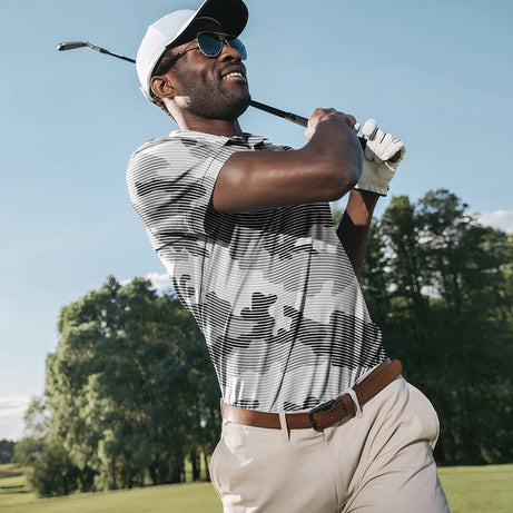 Men's 3D Printed Casual POLO Short Sleeves