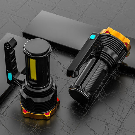 LED Torch USB Rechargeable COB Flashlight Spotlight Camping Light Most Powerful 99000000LM