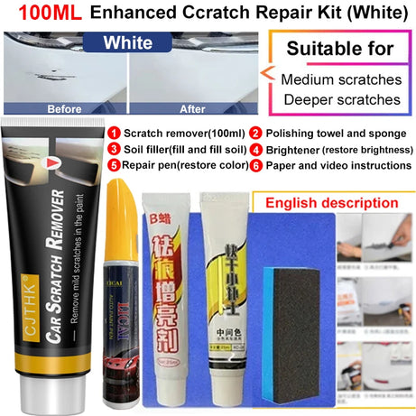 Car Scratch Remover Paint Care Tools Auto Swirl Remover Scratches Repair Polishing Auto Body Grinding Compound Anti Scratch Wax