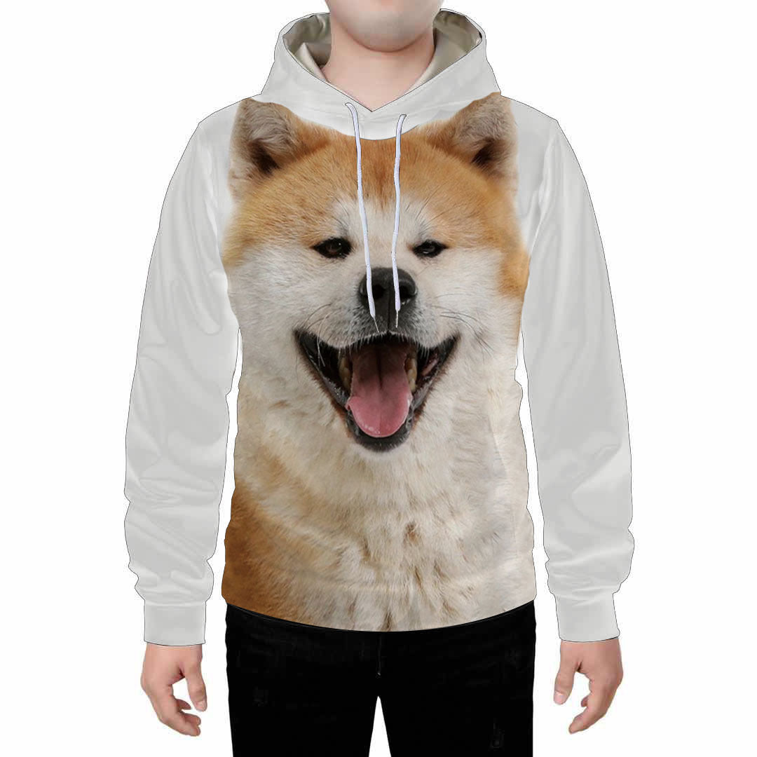 Digital Dog Cute Expression Printed Loose Couple