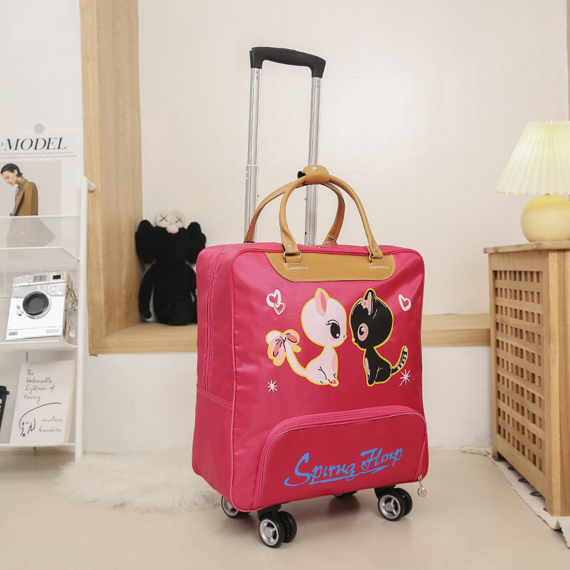 Trolley Bag Iron Tower Beauty Universal Wheels
