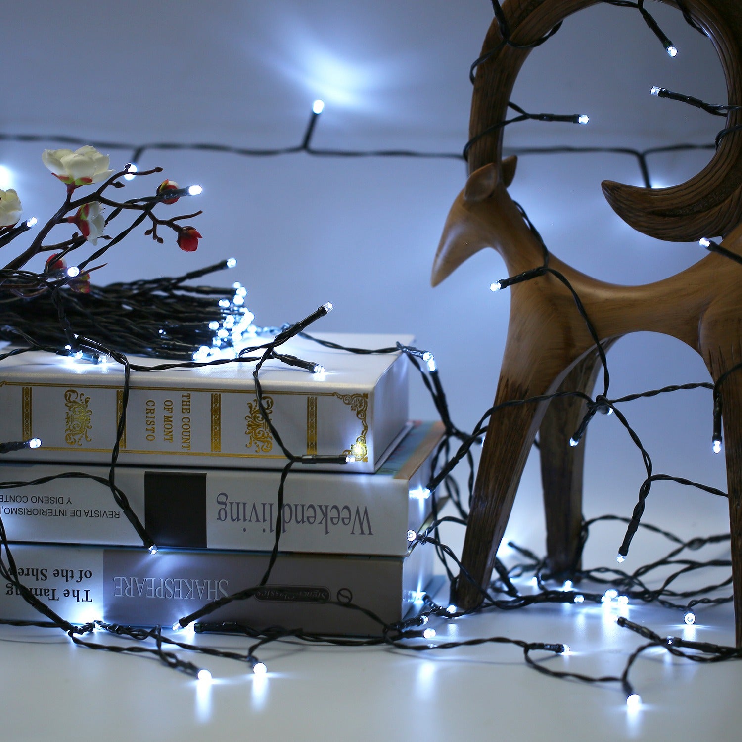 1Pc 200 LED 22M Solar String Lights With 8 Lighting Modes IP44 Waterproof For Christmas Wedding Party Garden Yard Decor