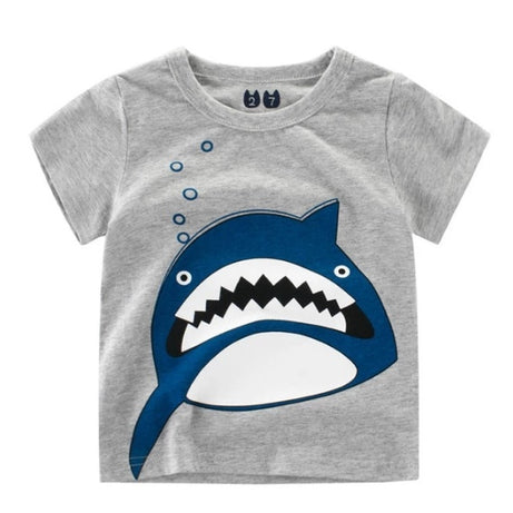 Children's Wear Summer New Korean Children's Boys Cotton T-shirt Men's Treasure In Children's Short Sleeves