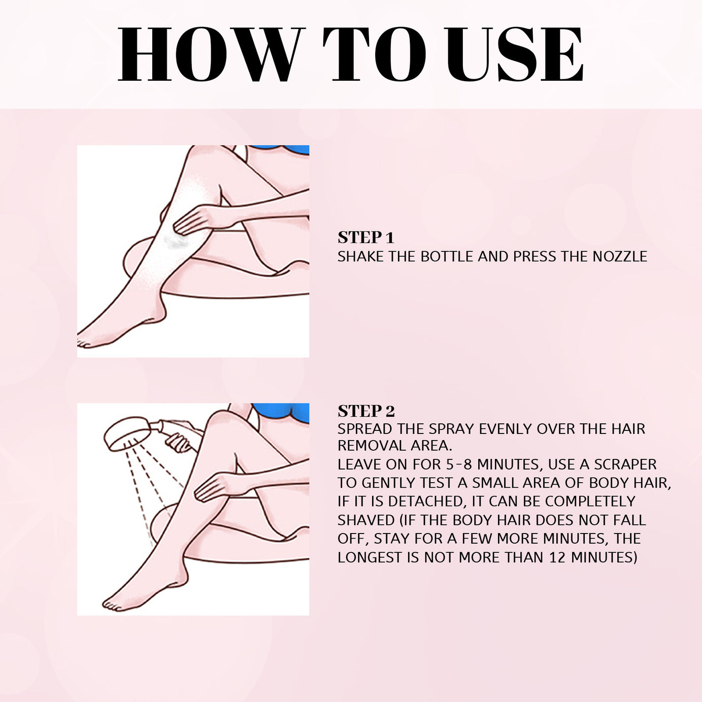 30ml 100ml Hair Removal Spray Depilatory Armpit Hair And Legs Hair Foam Mousse And Removal Is Gentle Hair Cream Spray Non-irritating