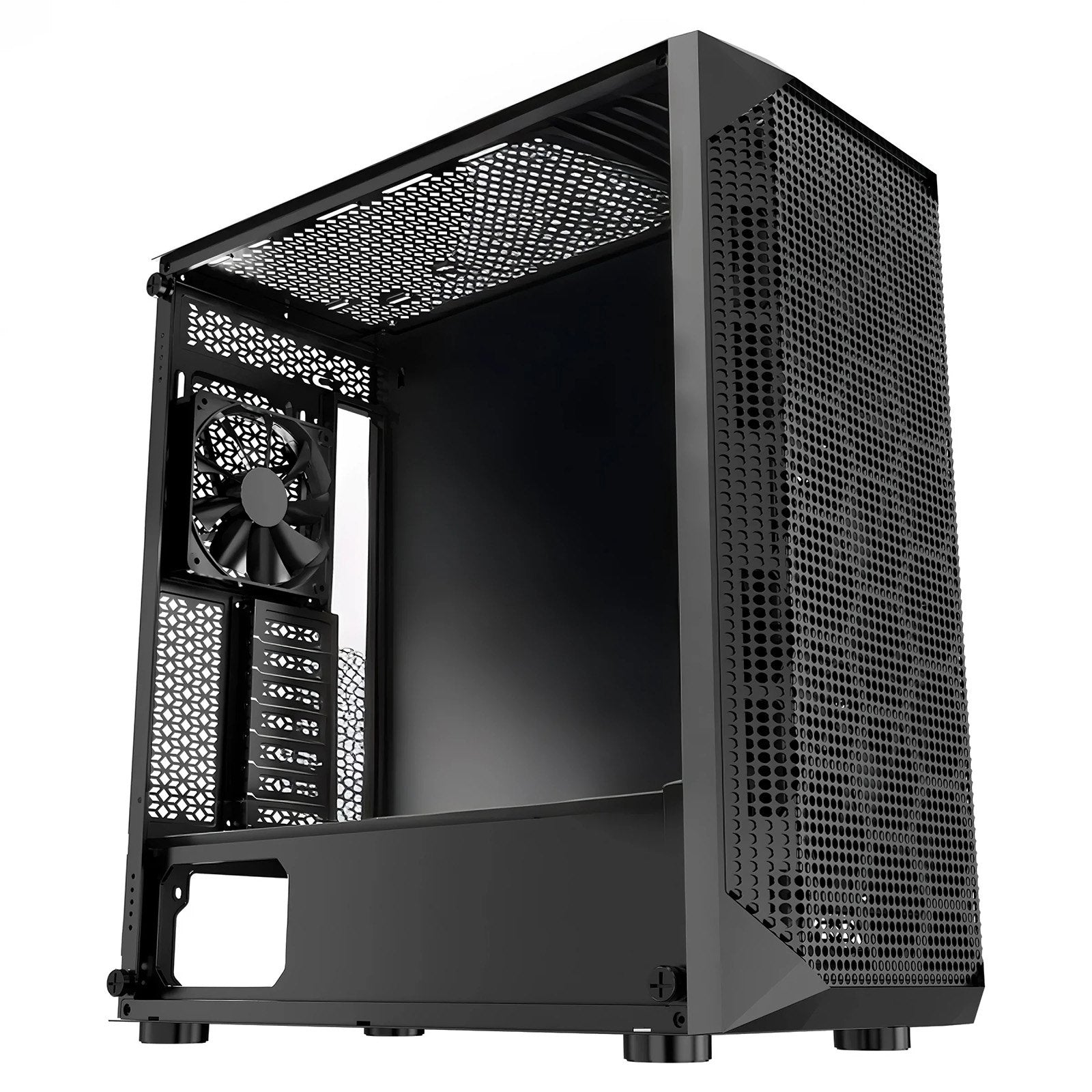 PC Gaming Case Mid-Tower Computer Case With 4 X 120 Mm Fans For ATX/M-ATX/ITX