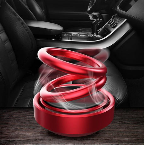 Solar Auto Rotation Car Air Freshener Perfume Seat