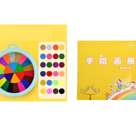 New Hot Selling Kindergarten Finger Print Mud Non-toxic Washable Pigment
