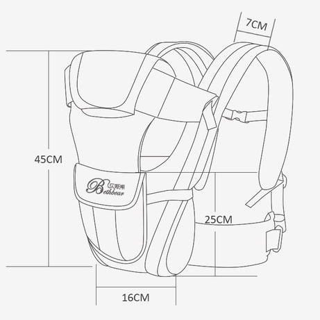 Double Shoulder Baby Carriers  Mother and Child Travel Supplies