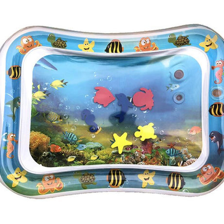 Baby Inflatable Water Mat, Infants Summer Beach Water Mat Patted Pad Water Cushion For Infants Toddlers Summer Activity Play Toys Baby Pillows