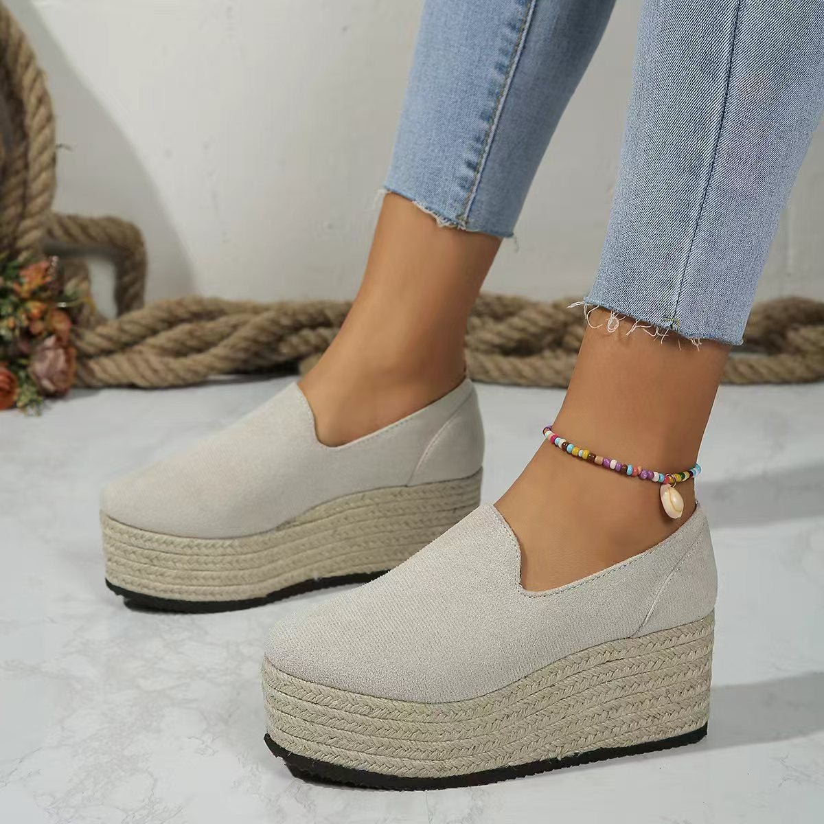 Lazy Straw Women's Wedge Shoes