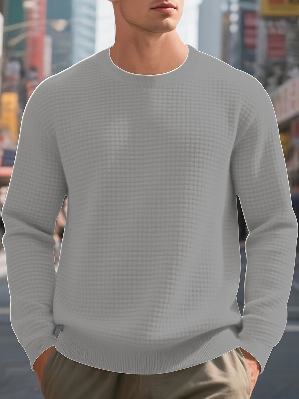Export Quality English European And American Sizes Jacquard Round Neck Hoodie For Men And Women