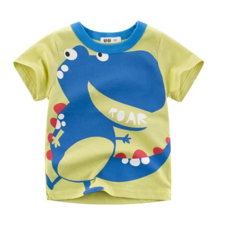 Children's Wear Summer New Korean Children's Boys Cotton T-shirt Men's Treasure In Children's Short Sleeves