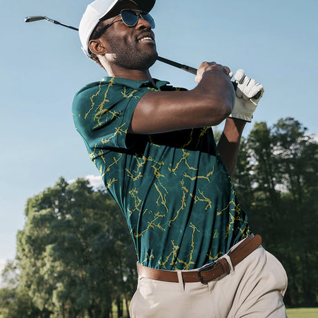 Men's 3D Printed Casual POLO Short Sleeves