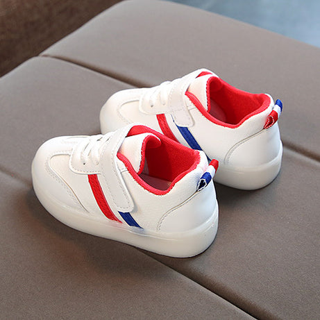 Kimmy White LED Sneakers Shoes