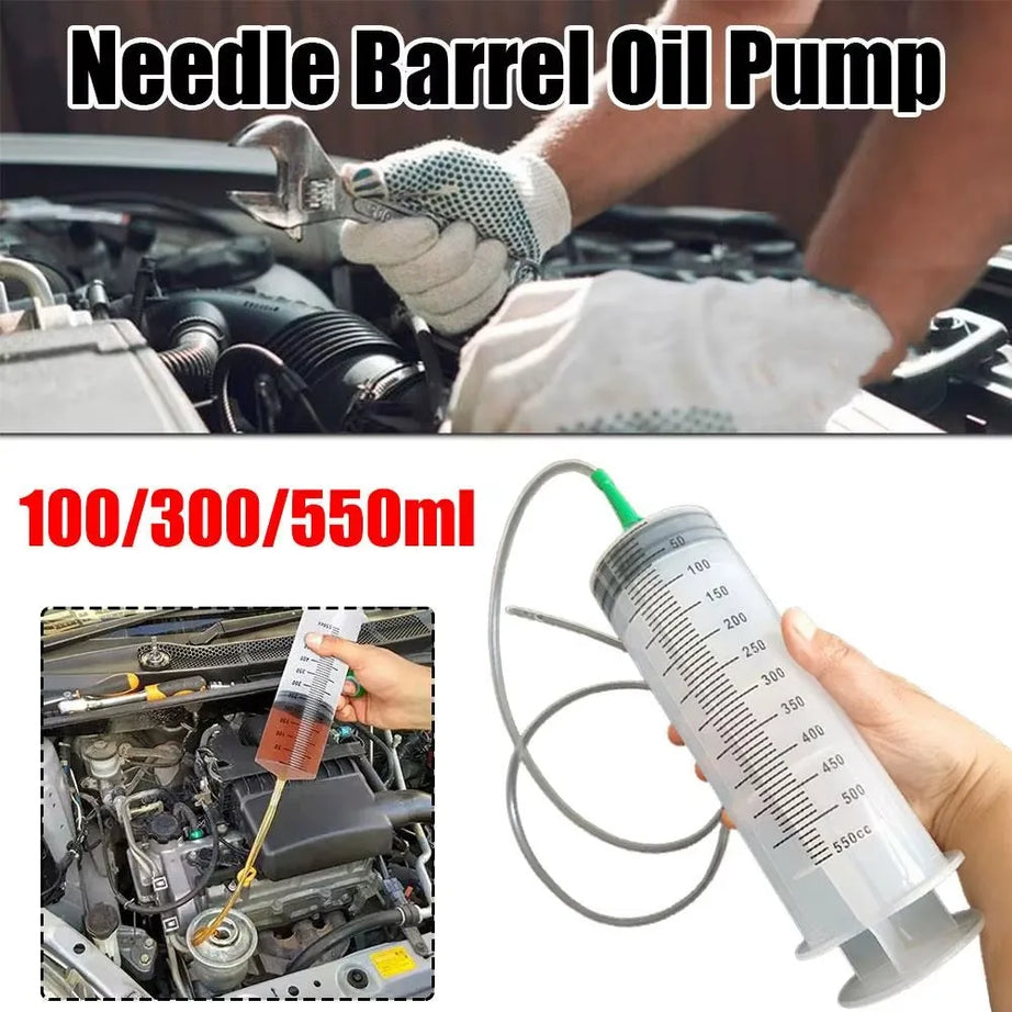 1 Set Car Oil Pump Extractor Oil Pump with Scale Reusable for Automobile Truck Oil Exchange Extractor Tools Pet Feeding Tools