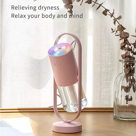 Magic Shadow USB Air Humidifier For Home With Projection Night Lights Ultrasonic Car Mist Maker Mini Office Air Purifier